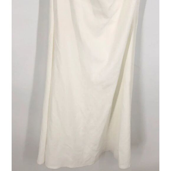 NWT David's Bridal DB Studio Women's White Maxi Dress - Size 4 Wedding, Prom - Picture 9 of 11
